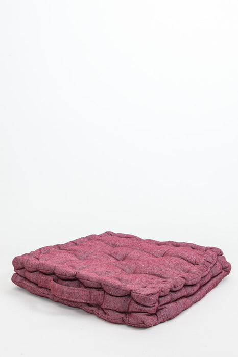 Lot de 2 coussins d'assise Cachet Hit, rouge, 40x40x7 cm