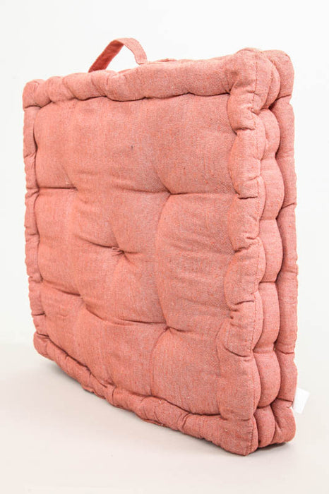 Lot de 2 coussins d'assise Cachet Hit, orange, 40x40x7 cm