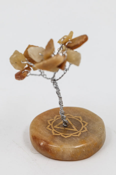 Arbre à pierres précieuses Chakra du plexus solaire 10 cm