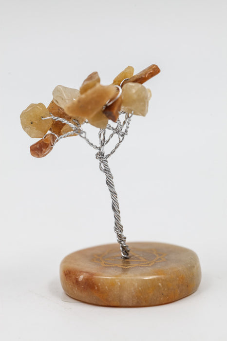 Arbre à pierres précieuses Chakra du plexus solaire 10 cm