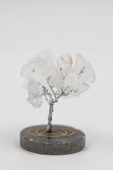 Arbre à pierres précieuses chakra du front 10 cm