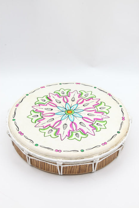 Tambourine painted assorted 30cm
