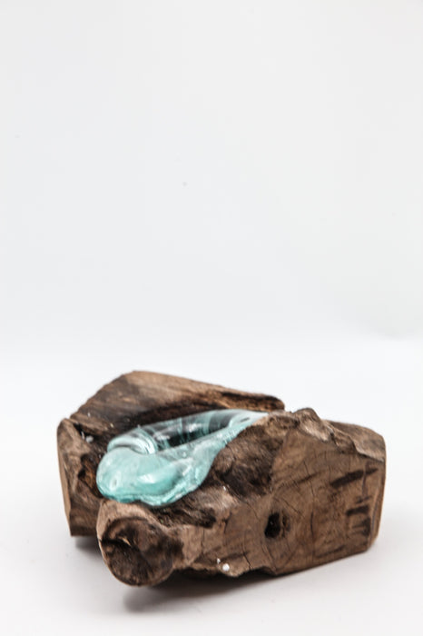 decorative tealight on wood