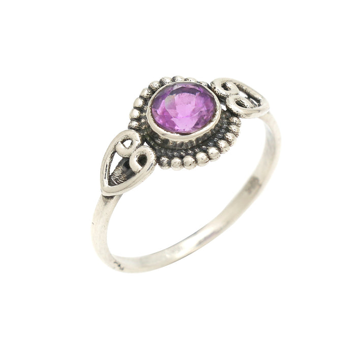 Bague argent améthyste