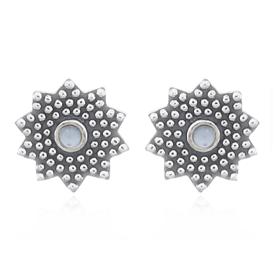 Silver earrings