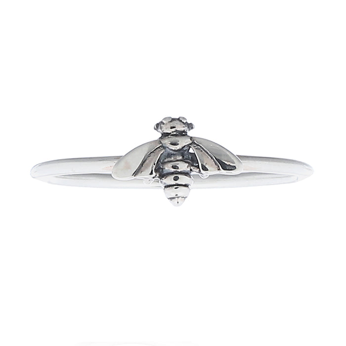 bague argent petite abeille