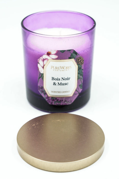 Scented candle 185 gr. Soy wax Bois Noir &amp; Musc