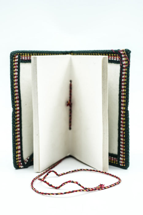 Notizbuch handgemacht mini Buddha petrol