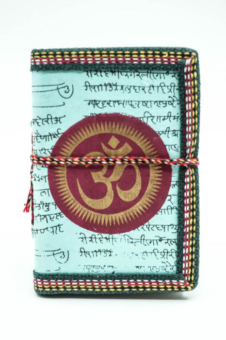 Notizbuch handgemacht mini OM mint