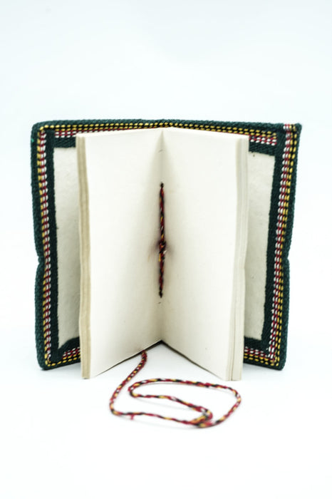 Notebook handmade mini Ganesha olive