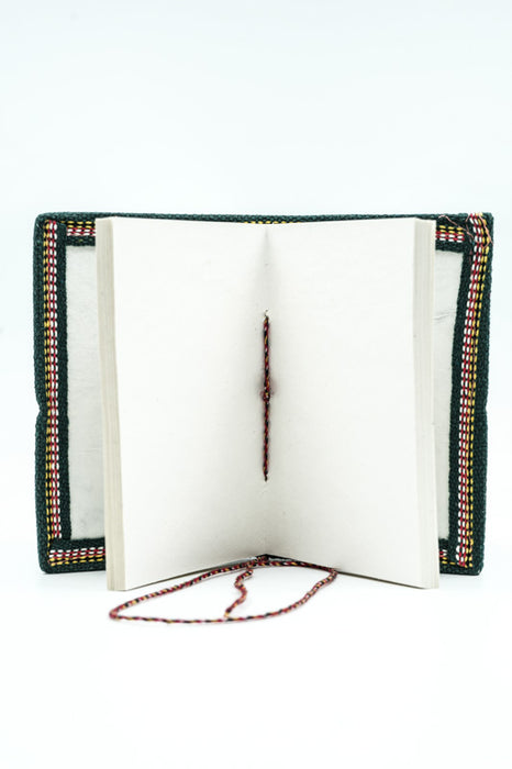 Notebook handmade small Buddha petrol