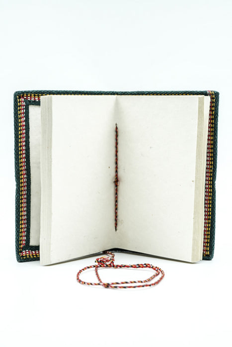 Notebook handmade small Ganesha orange