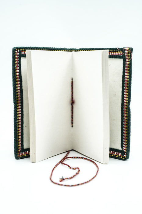 Notizbuch handgemacht klein Ganesha rot