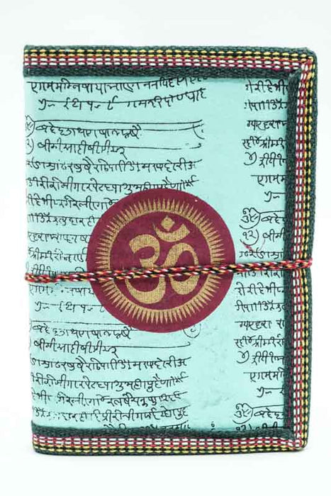 Notizbuch handgemacht mittel OM mint