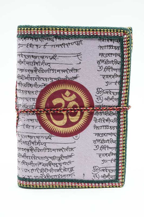 Carnet fait main medium OM violet