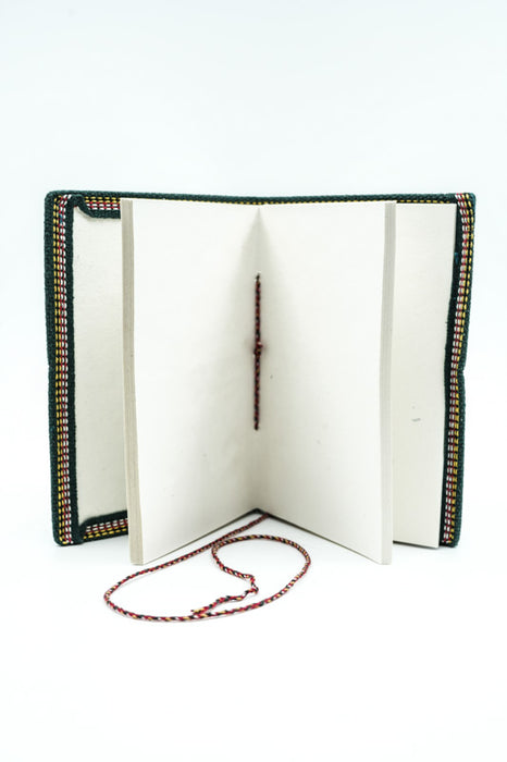 Notebook handmade medium Ganesha red