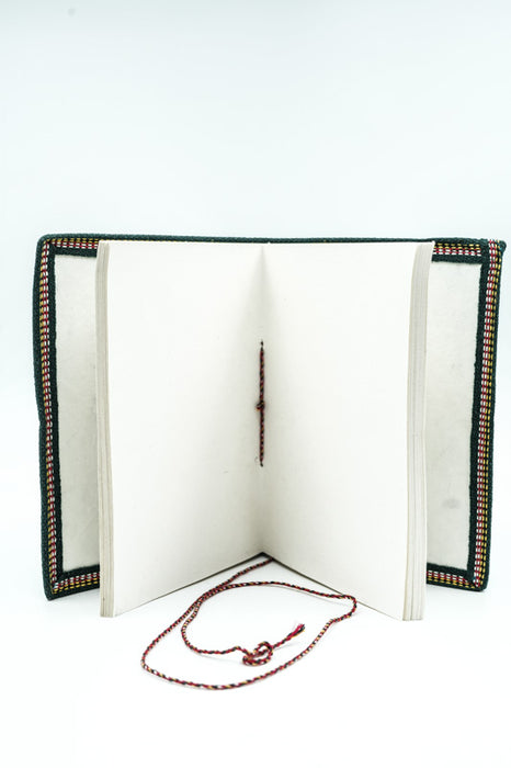 Notebook handmade large Buddha petrol