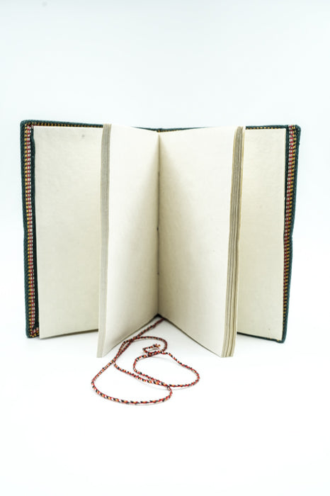 Notizbuch handgemacht gross Ganesha orange