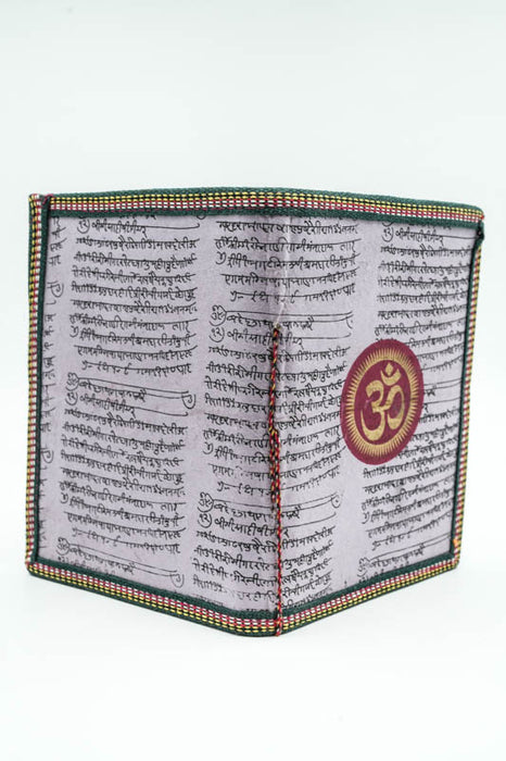 Notizbuch handgemacht gross OM violett