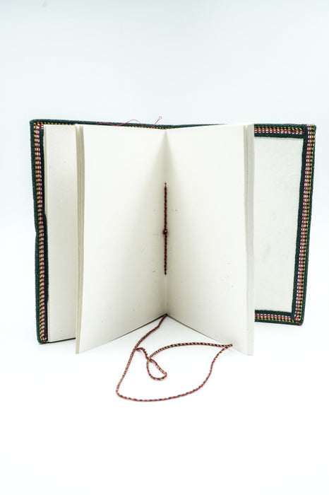 Notebook handmade large elephant red