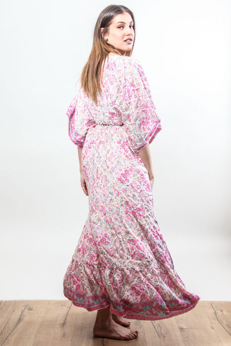 Kleid lang Kunstseide/Viskose assortiert - One Size