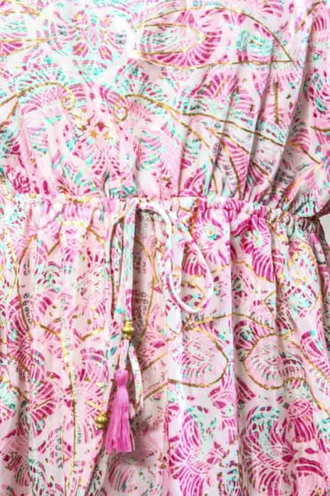 Kleid lang Kunstseide/Viskose assortiert - One Size