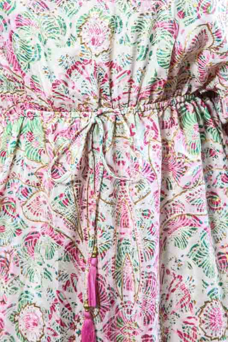 Kleid lang Kunstseide/Viskose assortiert - One Size