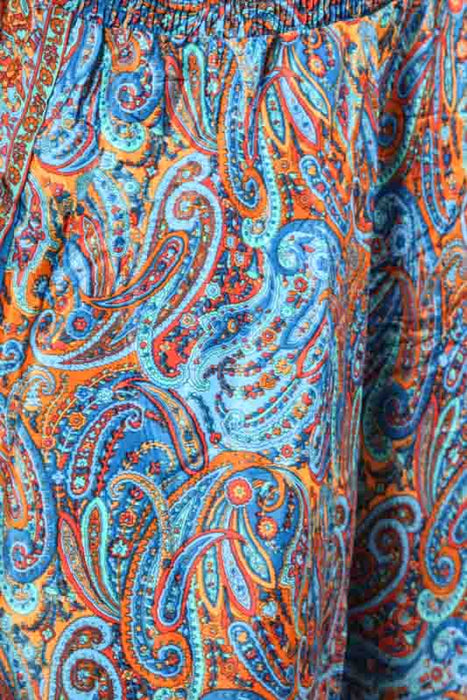 Jupe longue en soie artificielle, assortie - Taille unique