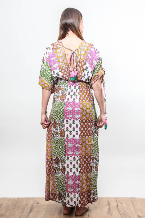 Kleid lang weite Ärmel Rayon assortiert - One Size