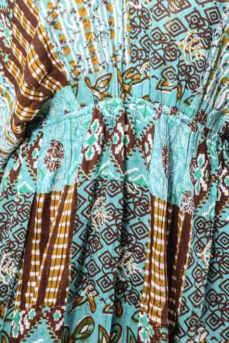 Kleid lang weite Ärmel Rayon assortiert - One Size