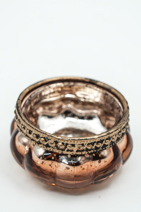 Lanterne marron clair 6x6x3,5 cm