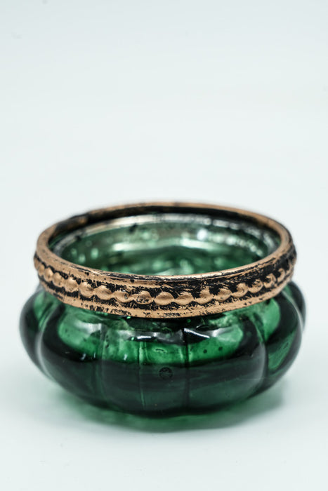 Lanterne vert foncé 6x6x3,5 cm