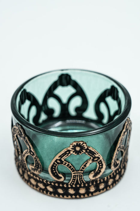 Lanterne verte 5,5x5,5x3,5 cm