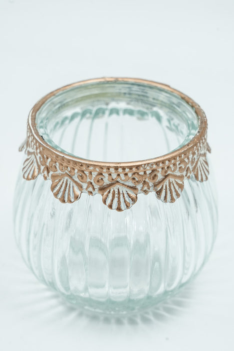 Lanterne transparente 7,5x7,5x7,5 cm