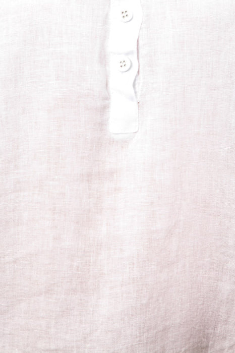 Linen blouse dress white - One Size