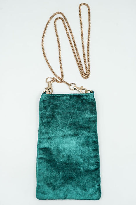 Sac à bandoulière papillon vert/abricot/vert clair/multicolore 11 x 18,75 cm