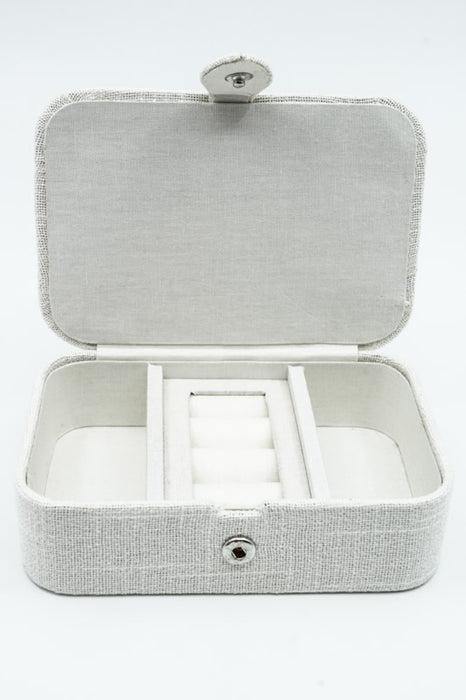 Boîte à bijoux oiseau et papillon noir/multicolore 10x15 cm