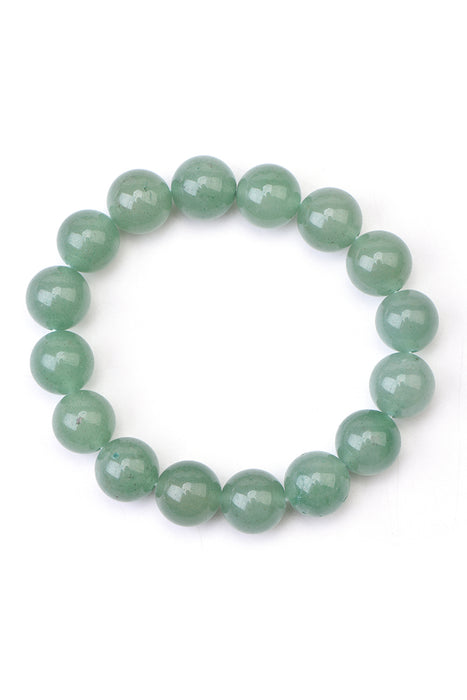 Armband 12mm grüner Aventurin, 19cm