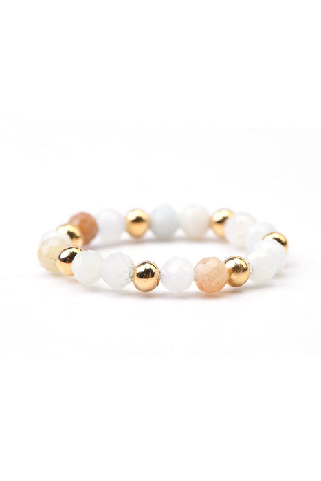 Ring 3.5mm faceted Amazonite