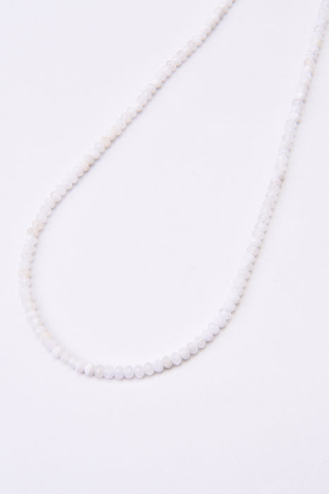 Collier en pierre de lune, 45+5cm