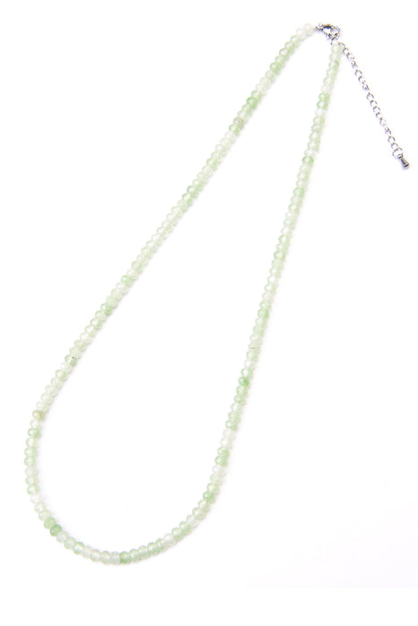 Collier en aventurine verte, 45+5cm