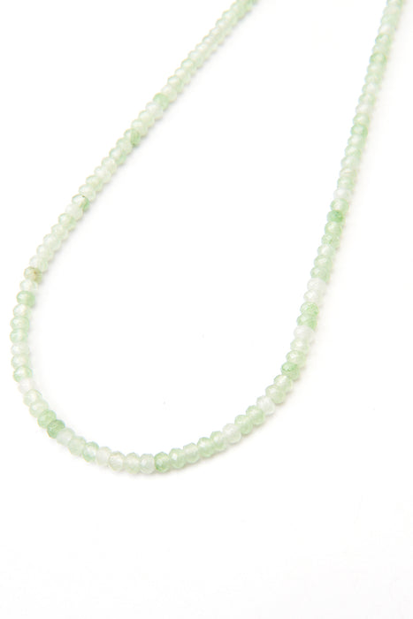 Collier en aventurine verte, 45+5cm