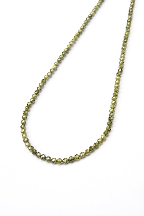 Collier péridot, 45+5cm