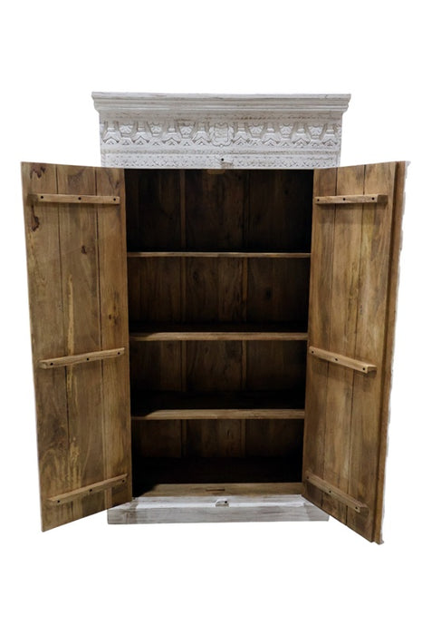 Schrank Almirah Mangoholz 104x46x188cm