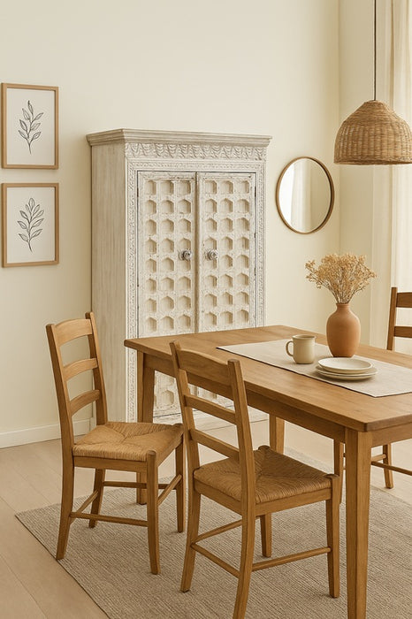 Schrank Almirah Mangoholz 104x46x188cm