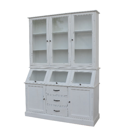 Display cabinet mango wood 135x45x190 cm