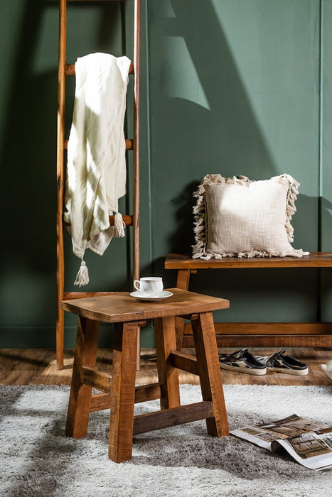 Stuhl aus rezykliertem Mangoholz 45x30x45cm