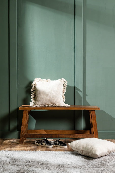 Bench made of recycled mango wood 100x30x45cm