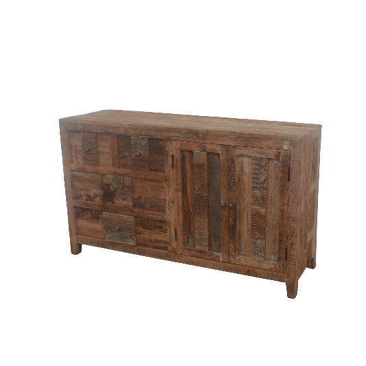 Sideboard geschnitzt rezykliertem Mangoholz 150x43x88cm