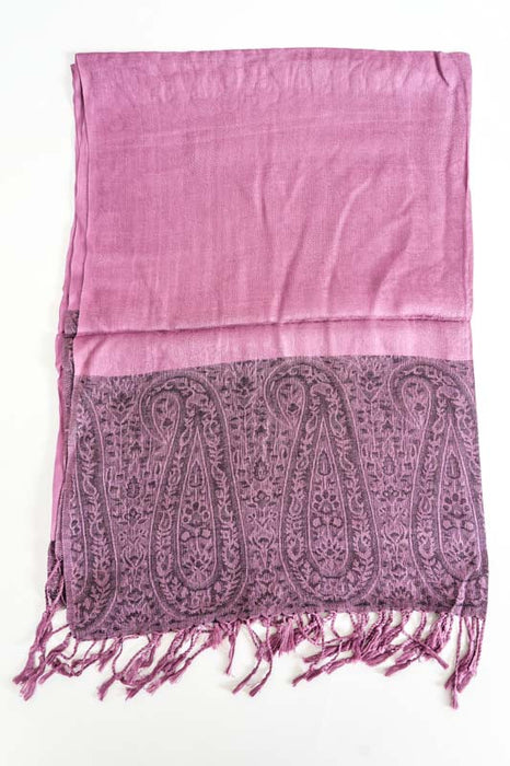 Scarf viscose pink 70x185cm